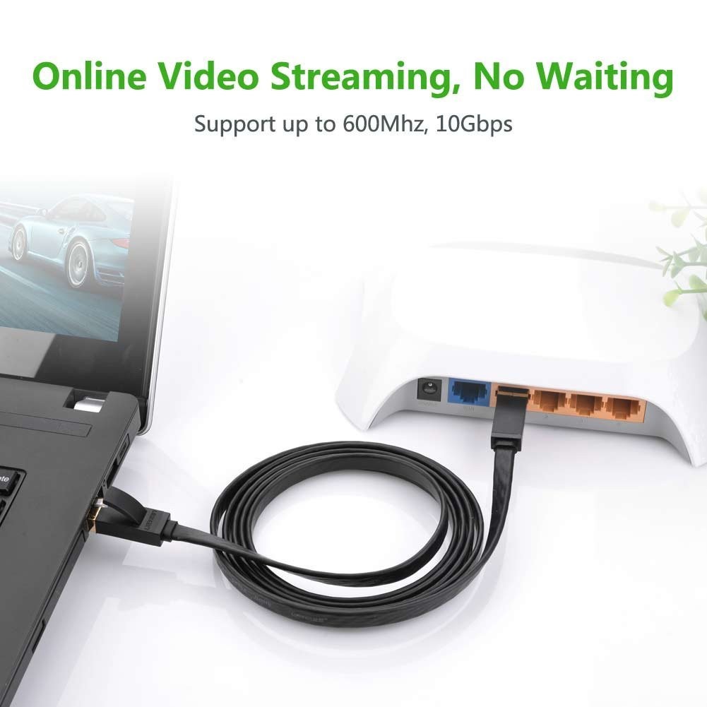 CAT 7 FTP FLAT LAN Cable - 3 Meter