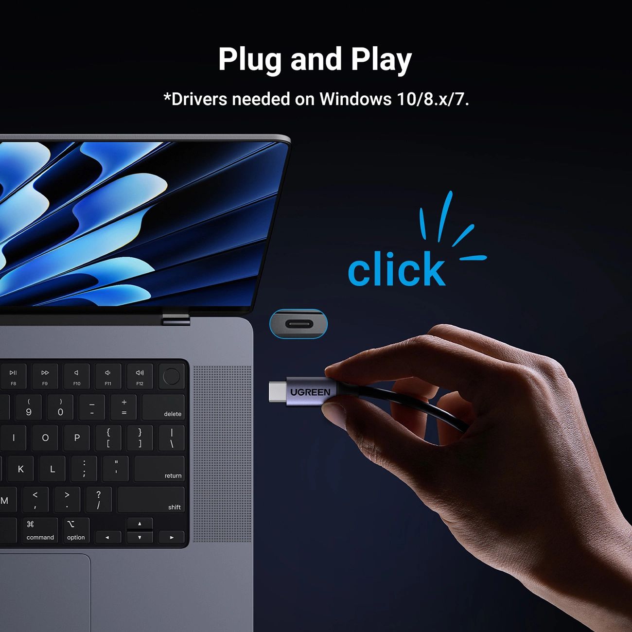 UGREEN USB Type C to RJ45 Lan Adapter Ethernet Network 2500Mbps